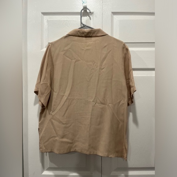 Tan Liz Baker button up blouse - Picture 5 of 5